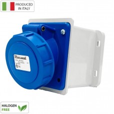 Βιομηχανική Πρίζα Θηλυκή 16A 3P 230V Μπλε IP67 EC690511D